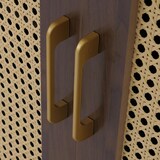 thumbnail of Décoshop26 -Modernes Sideboard im Chic-Stil mit 3 Schubladen und 2 Türen 80 x 120 x 40 cm aus Polyrattan und dunkelbraun 04_0008703