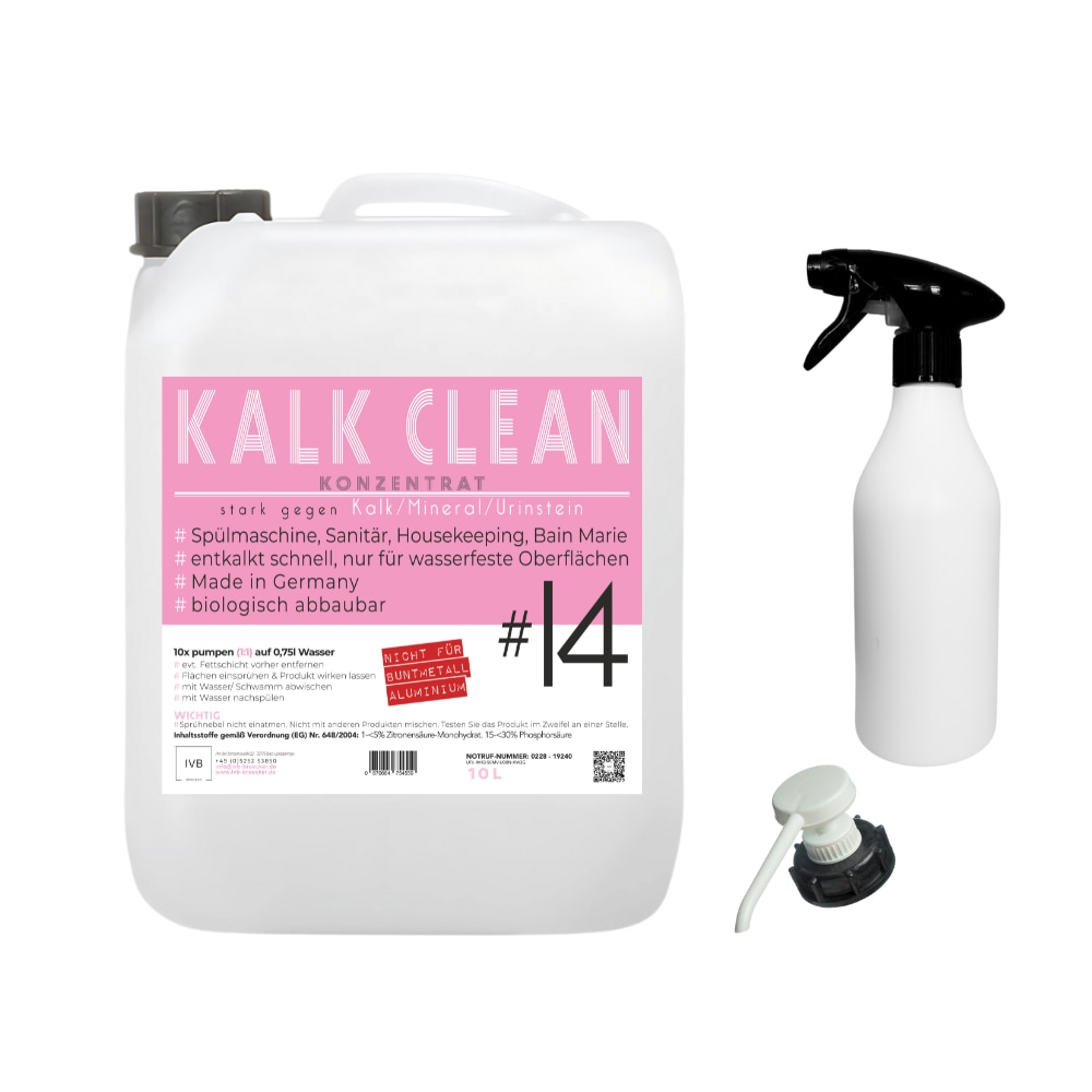Kalk Clean 10 l inkl. Zubehör (Kalklöser) Konzentrat