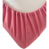 thumbnail of Fleece Winter Spannbettlaken 90x200-100x200 cm Rosa Wärme flauschig