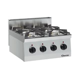 thumbnail of Gasfornuis | TA | 4 Kookpitten | 2x 3.5kW + 2x 6kW | 600x600x290(h)mm