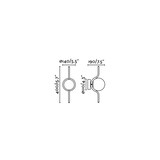 thumbnail of le vita, candeeiro de parede em metal preto, faro barcelona