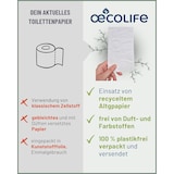 thumbnail of Toilettenpapier oecolife Recycling 1592703 3-lagig 250 Blatt 27 Rollen