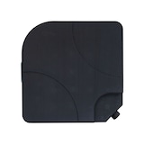 thumbnail of SVITA Zwenkparasol 3m met beschermhoes Parasolstandaard opvulbare 4-delige kantelparasol Zwenkparasol blauw