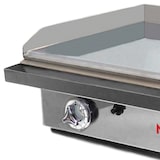 thumbnail of MBH - Gasgrill Bratplatte 400x400+400x400 mm Hardchrome für die Gastronomie. Fry Top zwei Zonen für Küche für Bar und Restaurant.