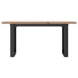 thumbnail of Mesa de centro marco O madera maciza pino y acero 100x50x45,5cm