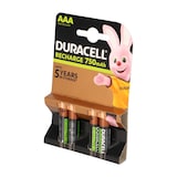 thumbnail of Duracell Batterien Rechargeable Plus AAA 4 Stück