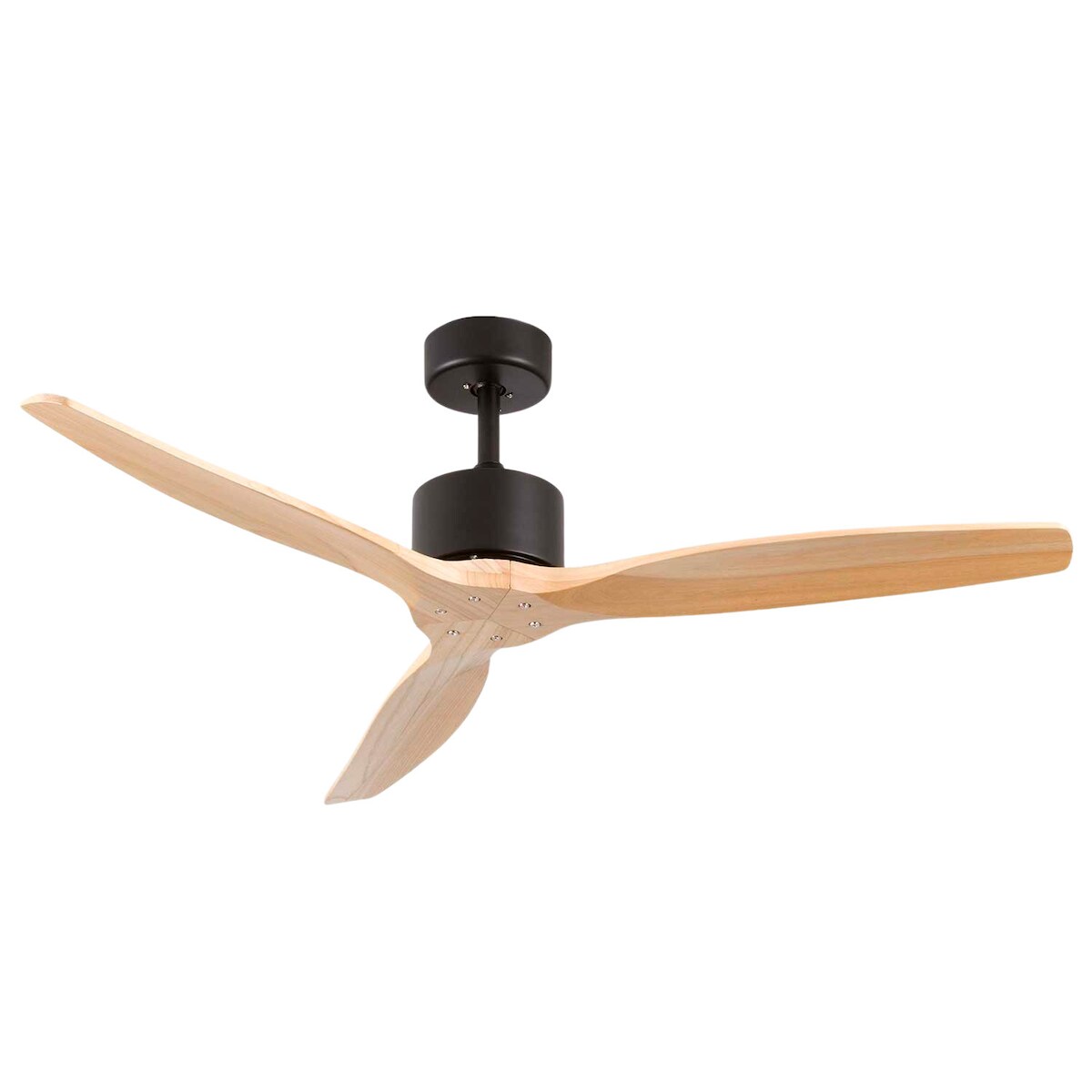 Deckenventilator mit 3 Flügeln, 38 W, 6 Geschwindigkeitsstufen, Nebraska, Dayron - black Solid wood
