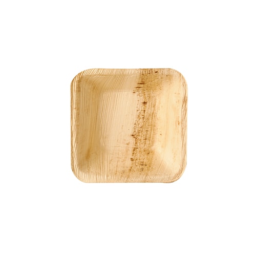 PAPSTAR 250 Schalen, Palmblatt "pure" eckig 40 ml 8 cm x 8 cm x 2 cm