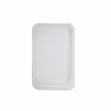 thumbnail of ABC Pak 250 Teller, Pappe [rc] eckig 10 cm x 16 cm weiss (95641, 250 Stück)