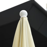 thumbnail of Ombrellone da Giardino 2x2m in Matallo e Poliestere Bianco Crema