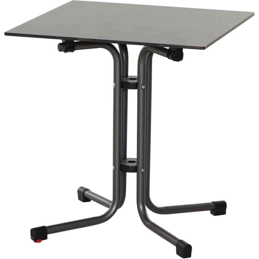 SIENA GARDEN Sola Klapptisch 65x65 cm, anthrazit 01914559