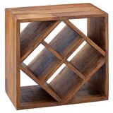 thumbnail of FineBuy Weinregal FB50958 Flaschenregal Holz Weinflaschenhalter massiv Holzregal