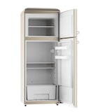 thumbnail of EVVO Frigorífico 2 puertas F45 Retro Beige, refrigerador 170 litros, congelador 45 litros, diseño vintage