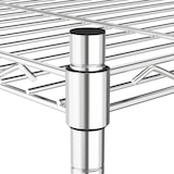 thumbnail of Helloshop26 - 5-stöckiges Aufbewahrungsregal 90 x 35 x 180 cm Chrom 250 kg Silber 02_0045695