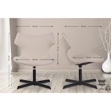 thumbnail of Lounger Welland Kunstleder creme