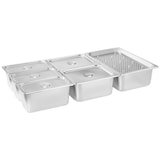 thumbnail of Royal Catering Bagnomaria professionale - 6 GN - Con vassoio punzonato per affettare
