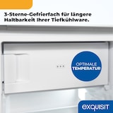 thumbnail of Exquisit Kühlschrank KS5117-3-040E weiss | 81 l Nutzinhalt | Weiß