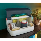 thumbnail of Boîte de rangement portable Cosy, en ABS, coloris gris/gris clair