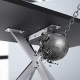 thumbnail of Patas de mesa Biloxi Acero inoxidable/85x85 cm