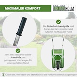 thumbnail of Hofkarre XL 220 L 300 kg Stahlfelge Luftrad Futterkarre Schubkarre Pferde Hof Stall