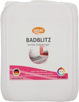 thumbnail of SEDAC Badblitz Sanitär Duftreiniger 10L – Badreiniger auf Zitronensäure-Basis – Kalkreiniger für hochglänzende Oberflächen – Putzmittel im Kanister