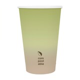 thumbnail of Garcia de Pou 1000 unità - Bicchieri per bevande fredde e calde a una parete compostabili Gradient 660 ml 300 g/m2 Ø9/6X17 cm bianco cartone