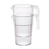 thumbnail of Cambro Manufacturing, polycarbonaat kan 1 liter, helder, 17x19cm, P34CW135