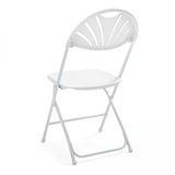 thumbnail of Rekkem confortevole sedia pieghevole in HDPE 45 x 45 x 89cm x4 Bianco