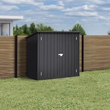 thumbnail of Wasabi - Cobertizo Jardín Exterior 1200L Stark - 147x86x134cm - Doble Puerta con Bisagra - Cierre con Pasador - Armario Metálico Almacenaje