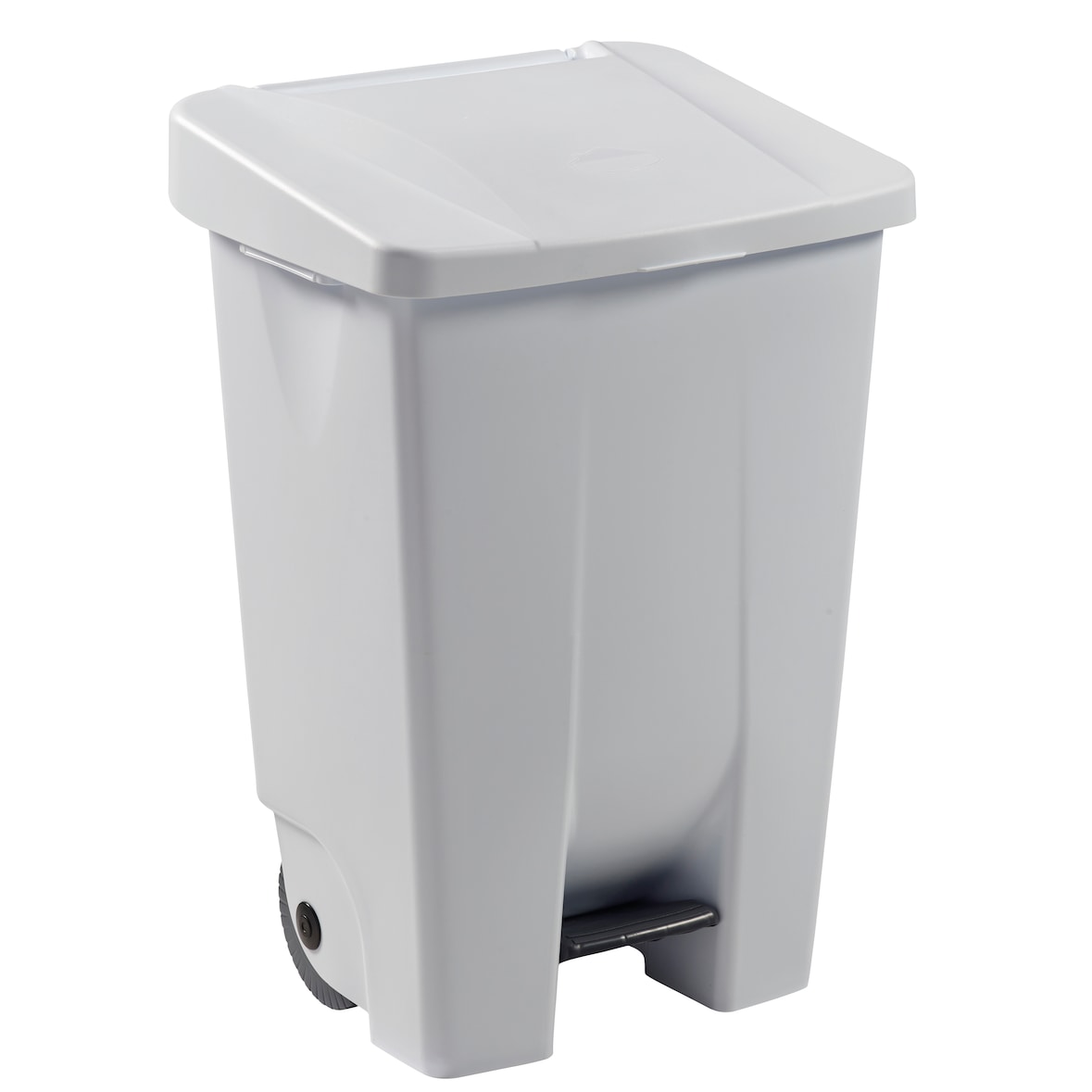 ROSSIGNOL Poubelle mobile 80L à pédale MOBILY blanc