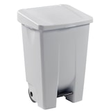 thumbnail of ROSSIGNOL Poubelle mobile 80L à pédale MOBILY blanc
