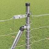 thumbnail of vidaXL Zaun mit Pfosten Silber 1 x 25 m Stahl