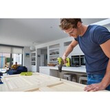 thumbnail of 3 outils : 1 perceuse-visseuse R18DD3 + 1 meuleuse 115 mm + 1 scie sauteuse + 2 batteries 4 Ah & 2 Ah + 1 chargeur & 1 sac RYOBI