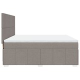 thumbnail of vidaXL Boxspringbett mit Matratze Taupe 180x200 cm Stoff