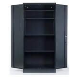 thumbnail of PROREGAL Stahlschrank BEE mit 10 verzinkten Fachböden | HxBxT 195x92x50cm | Anthrazit-Anthrazit | Werkstattschrank Werkzeugschrank Aktenschrank