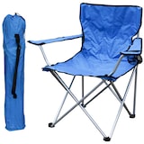 thumbnail of 2-er Set Anglersessel mit Getränkehalter und Tasche Blau belastbar bis 120kg