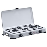 thumbnail of Réchaud gaz 3 feux 4100W Brûleurs fonte Amovibles