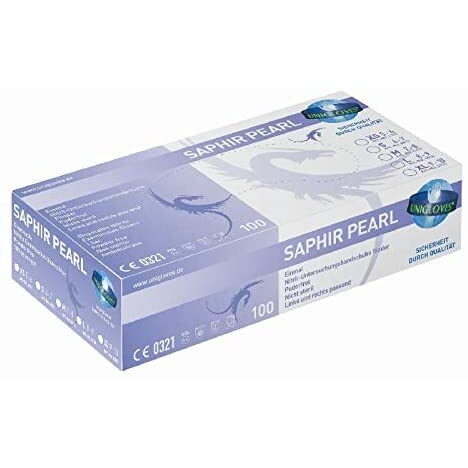Unigloves Handschuhe Saphir Pearl S 100 Stück