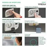 thumbnail of ARREGUI Print 140520 Caja fuerte de acero con apertura electronica mediante huella dactilar o con codigo|Caja de seguridad biometrica |25 x 35 x 25 cm