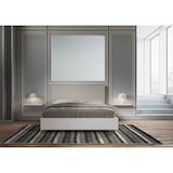 thumbnail of Letto Matrimoniale senza rete 160x200 struttura bianco frassino testata Nobilitato/Similpelle tortora Level