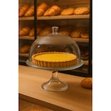 thumbnail of Plato Tarta con Pie + Tapa 31 cm.