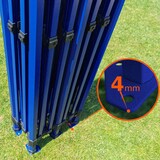 thumbnail of Hochzeitszelt 3x6m - mit 3 Wänden - Grün