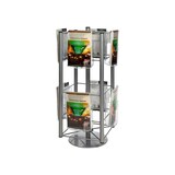thumbnail of Tourniquet de comptoir "Dreha" – A5 - Portrait -acier/plastique – gris/transparent – 74 cm – VKF Renzel