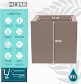 thumbnail of WellHome – Blumentopf Modell Cubo Dan-i 57 L, Farbe zementgrau
