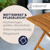 thumbnail of Deuba Gartentisch Beistelltisch Klappbar Holz Akazie 46x46cm