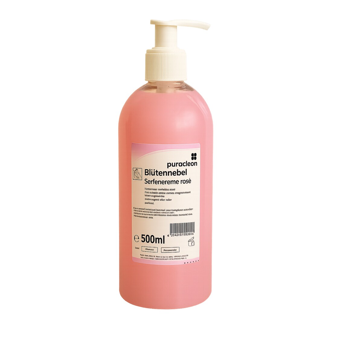 puraclean Blütennebel Seifencreme rose 500 ml Pumpflasche