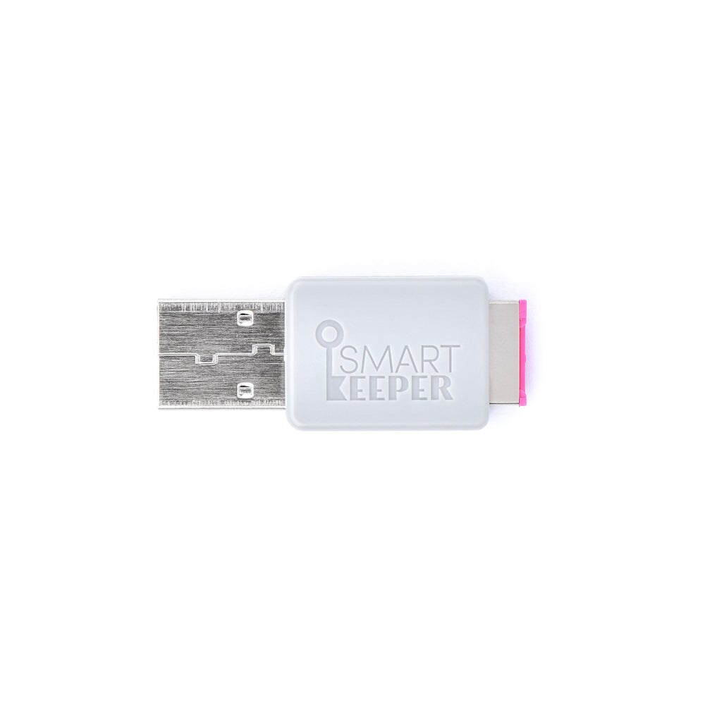 [SmartKeeper ESSENTIAL] 1 x Verriegelbarer USB-Speicher ohne BASIC Typ Schlüssel / Pink