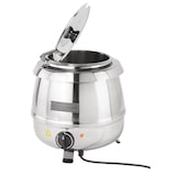 thumbnail of METRO PROFESSIONAL Soepketel GSK2009, staal, Ø 34 x 36 cm, 9 L, draaibaar deksel, uitneembare kom, zilver