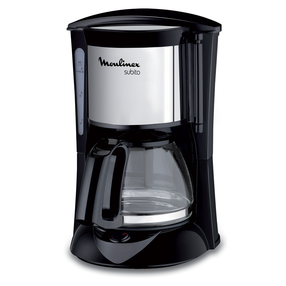 Cafetière Subito noir   500 cl -  60 cl  Inox Moulinex 22x19 cm