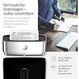 thumbnail of HP OneShred 8CC Aktenvernichter sichere komfortable Aktenvernichtung im Alltag Schwarz